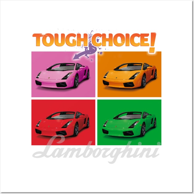 Tough Choice. Pink. Wall Art by Rod7